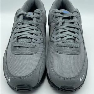 Nike Air Max 90 Shoes Smoke Grey Gray Black Blue DO6706-002 Men's Multi Size NEW